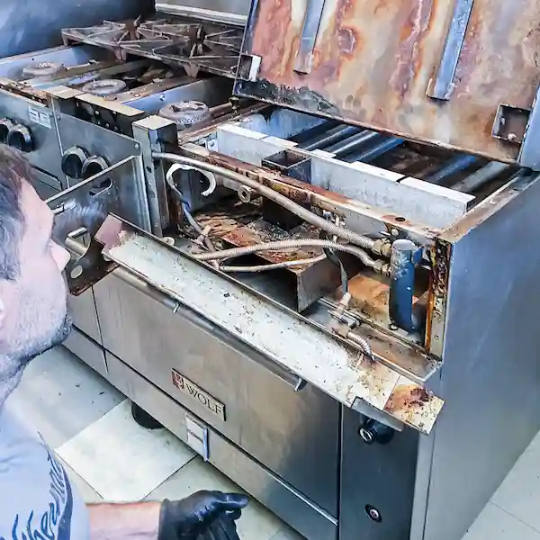 Electric commercial stove repair cost