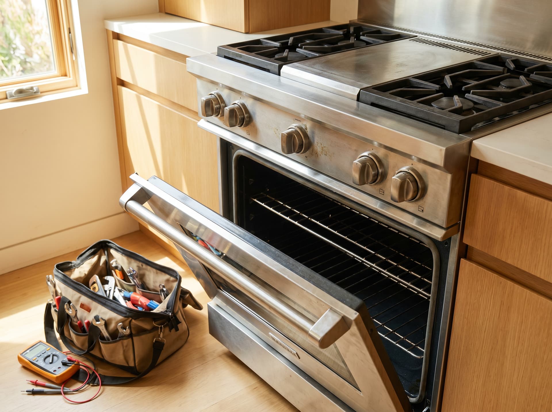 Thermador range repair in Southern California