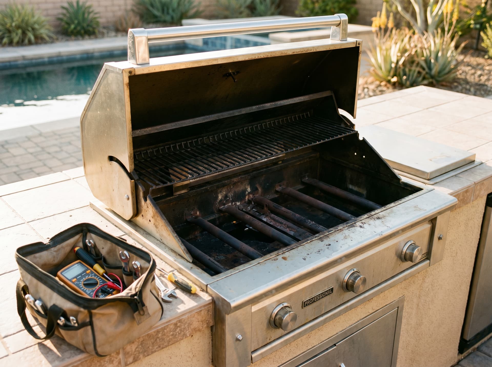 Viking BBQ grill repair in Southern California