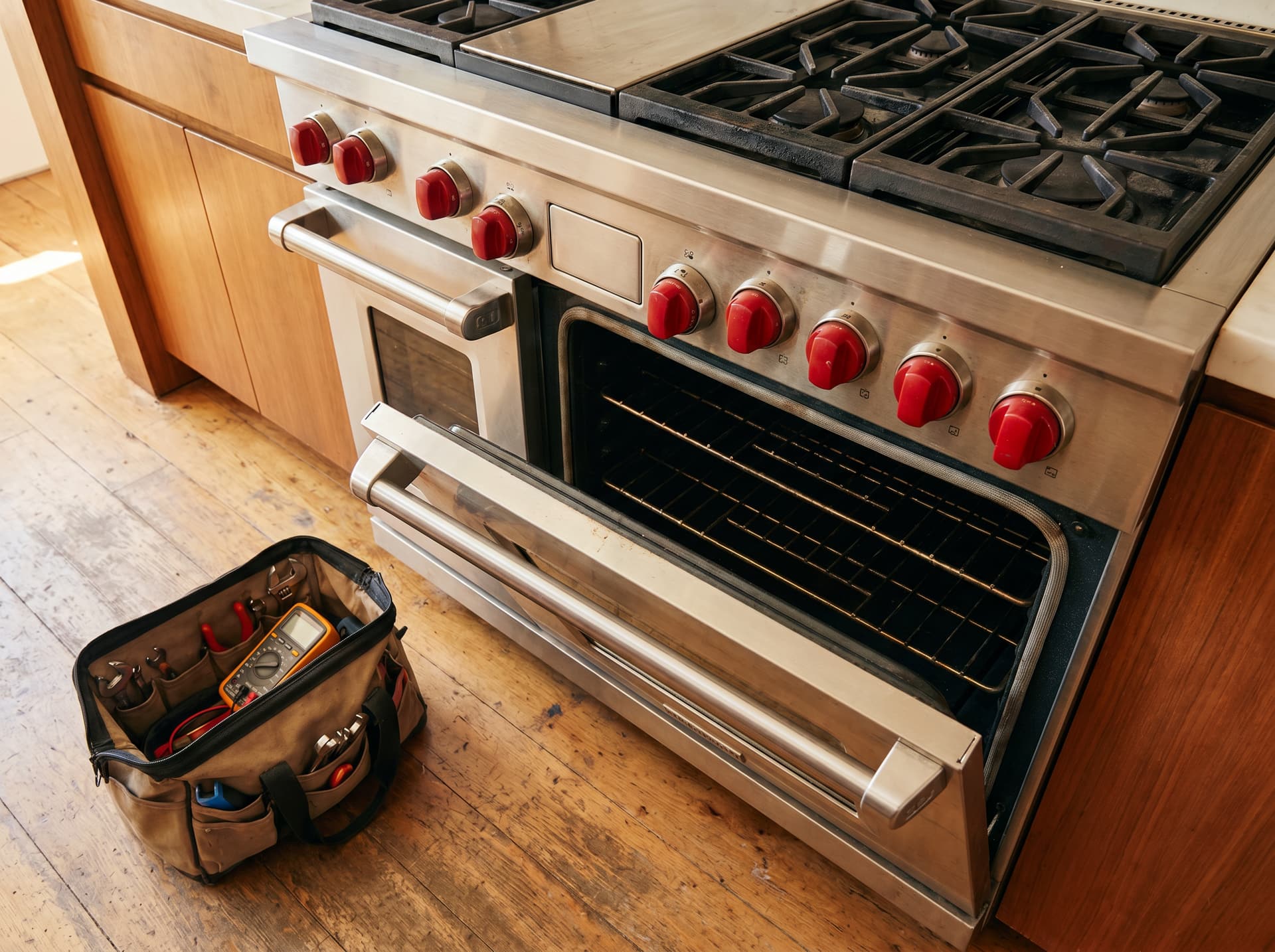 Wolf range repair in Southern California