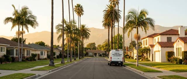 Appliance repair technician in Anaheim, CA kitchen