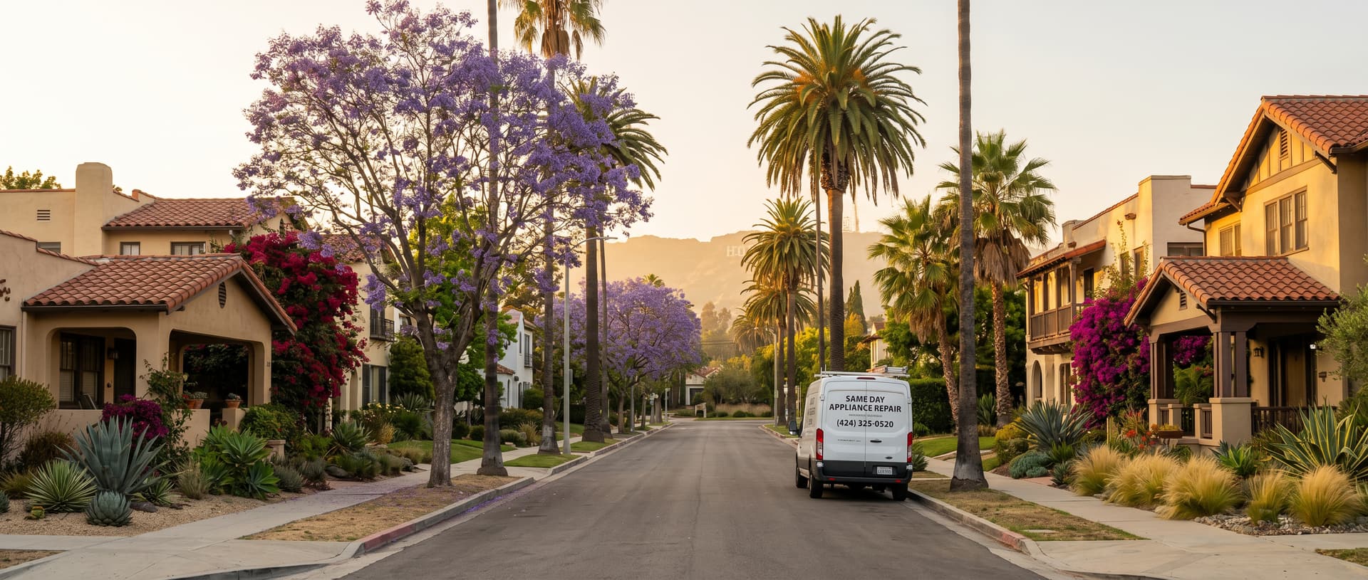 Appliance repair technician in Los Angeles, CA kitchen