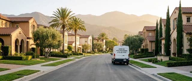 Appliance repair technician in Mission Viejo, CA kitchen