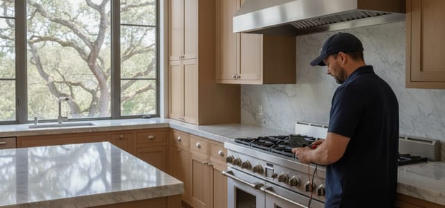 Appliance repair technician in Montecito, CA kitchen