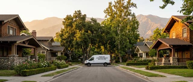 Appliance repair technician in Pasadena, CA kitchen