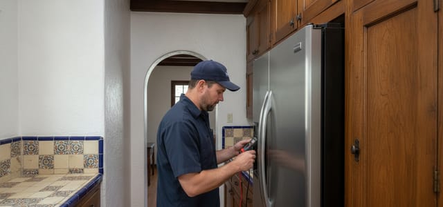 Appliance repair technician in Santa Barbara, CA kitchen