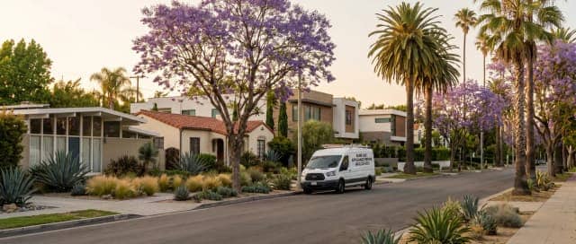 Appliance repair technician in West Los Angeles, CA kitchen
