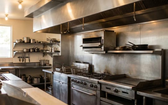 Commercial restaurant kitchen line — appliance repair in Carlsbad