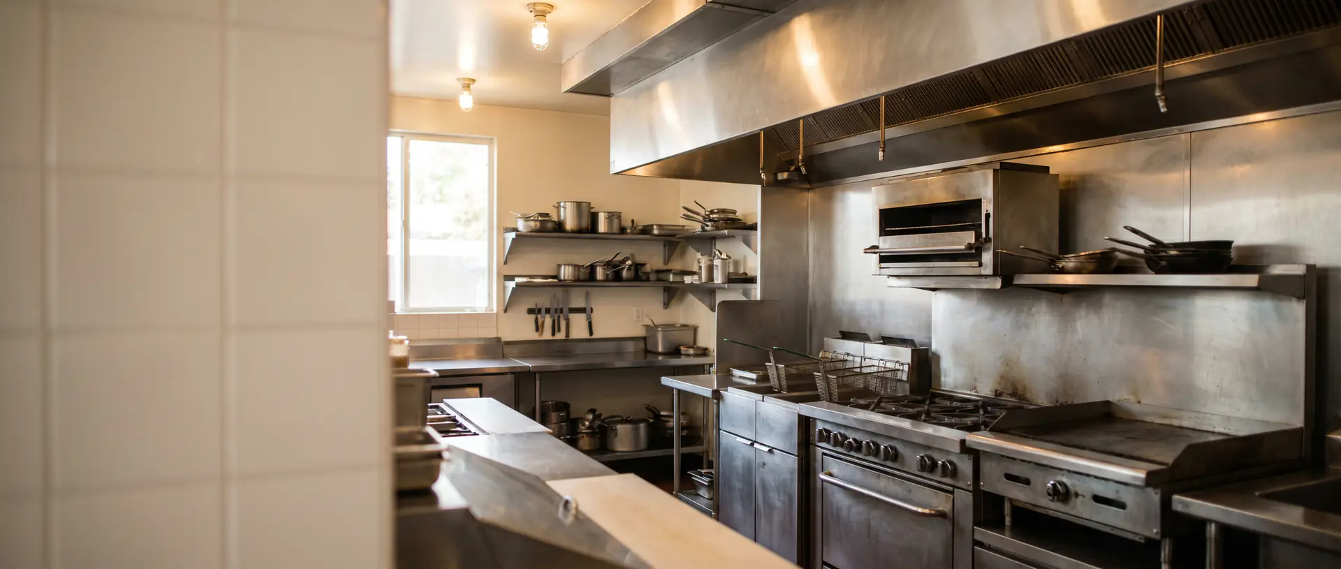 Commercial restaurant kitchen line — appliance repair in Marina del Rey