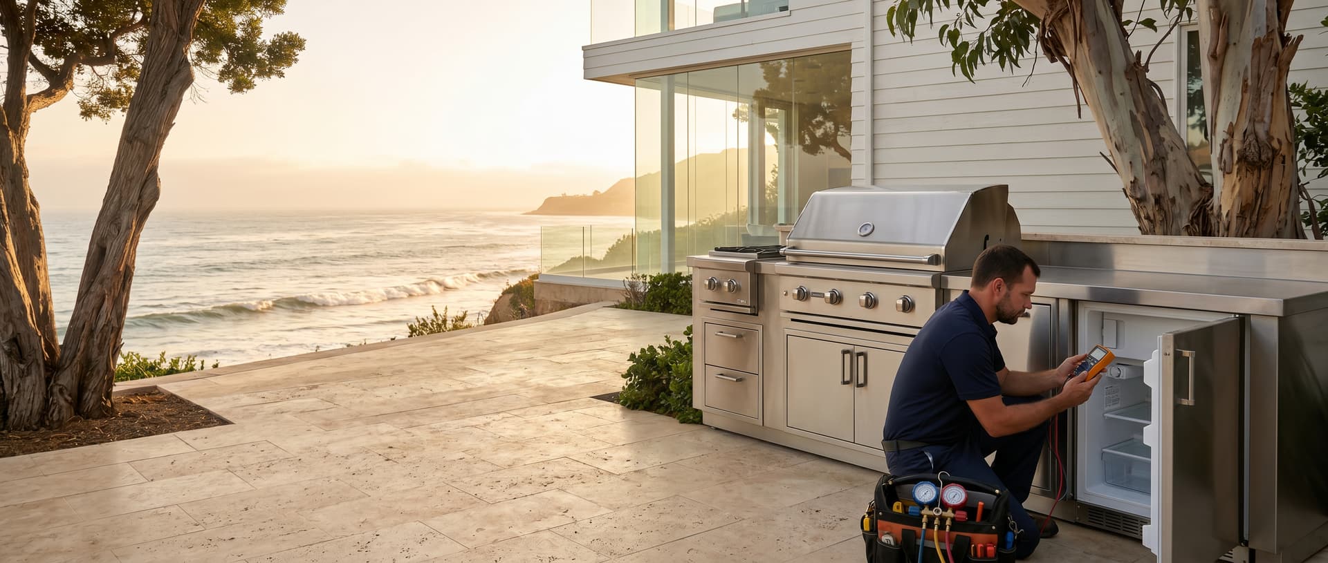 Outdoor Kitchen Repair Malibu Southern California